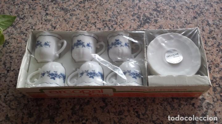 Antig&uuml;edades: antiguo juego de cafe arcopal. a estrenar - Foto 1