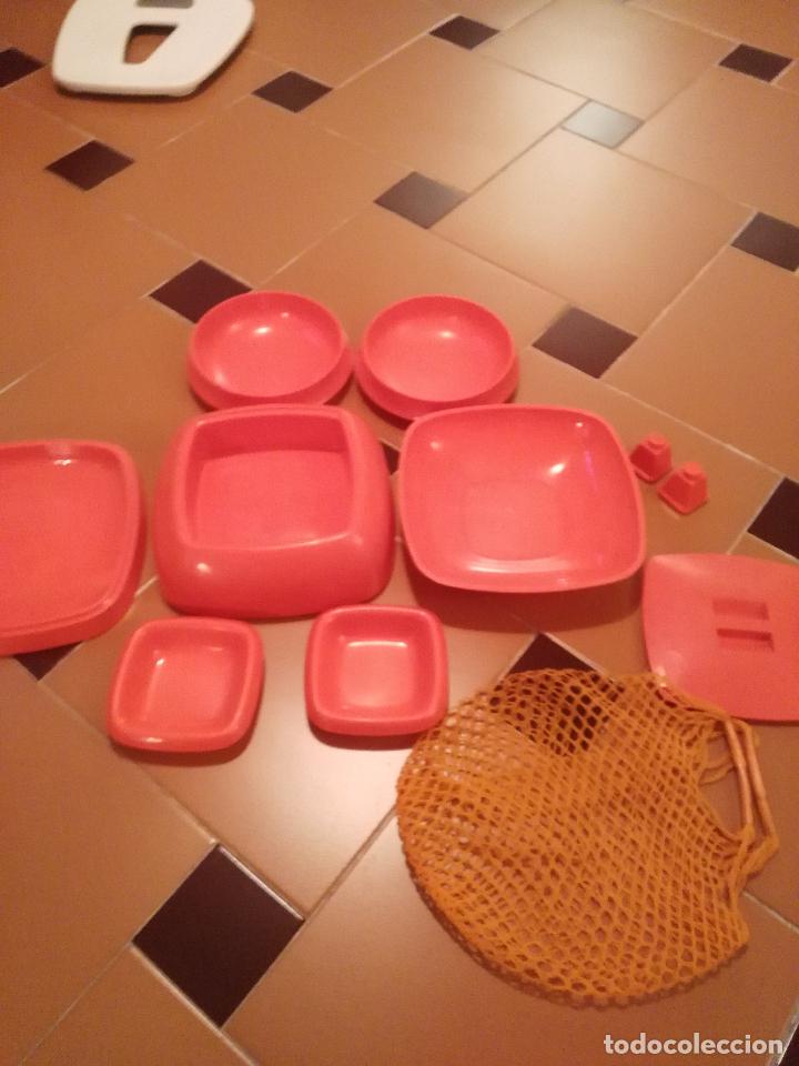 Antig&uuml;edades: Bolso para picnic con accesorios - Foto 2