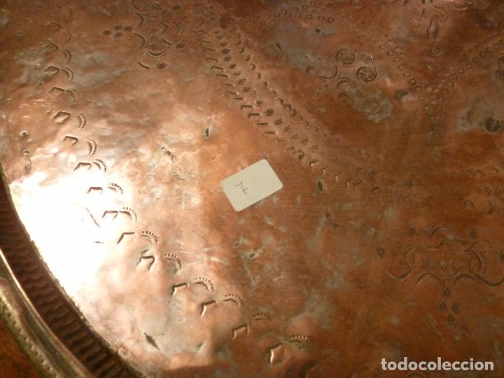 Antig&uuml;edades: bandeja de cobre 7 - Foto 4