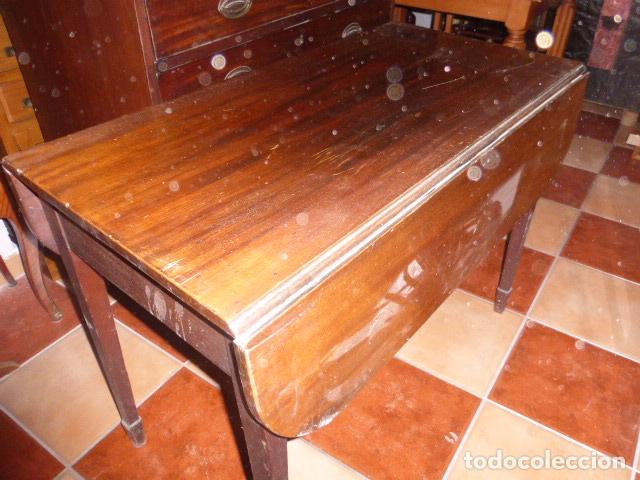 Antig&uuml;edades: ANTIGUA MESA CON ALAS. LIQUIDACION. - Foto 5