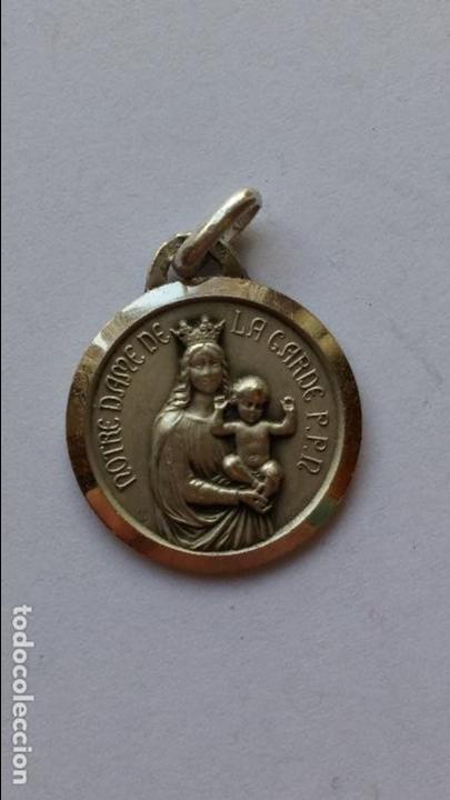 Antig&uuml;edades: Medalla de virgen de la garde de 1,9 cms de diametro - Foto 1