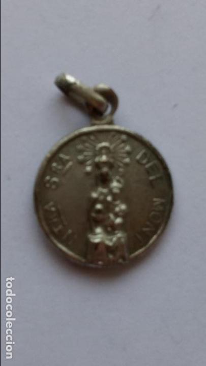 Antig&uuml;edades: Medalla de virgen del mont de 1,6 cms de diametro - Foto 1