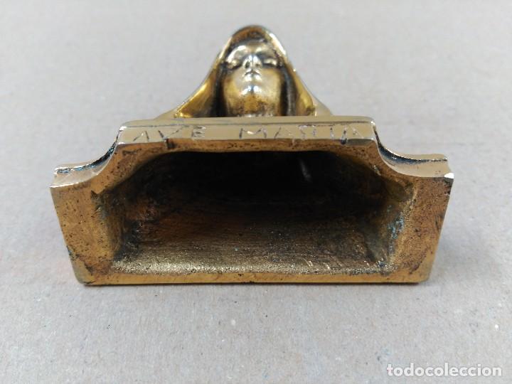 Antig&uuml;edades: Virgen Maria en bronce - Foto 6