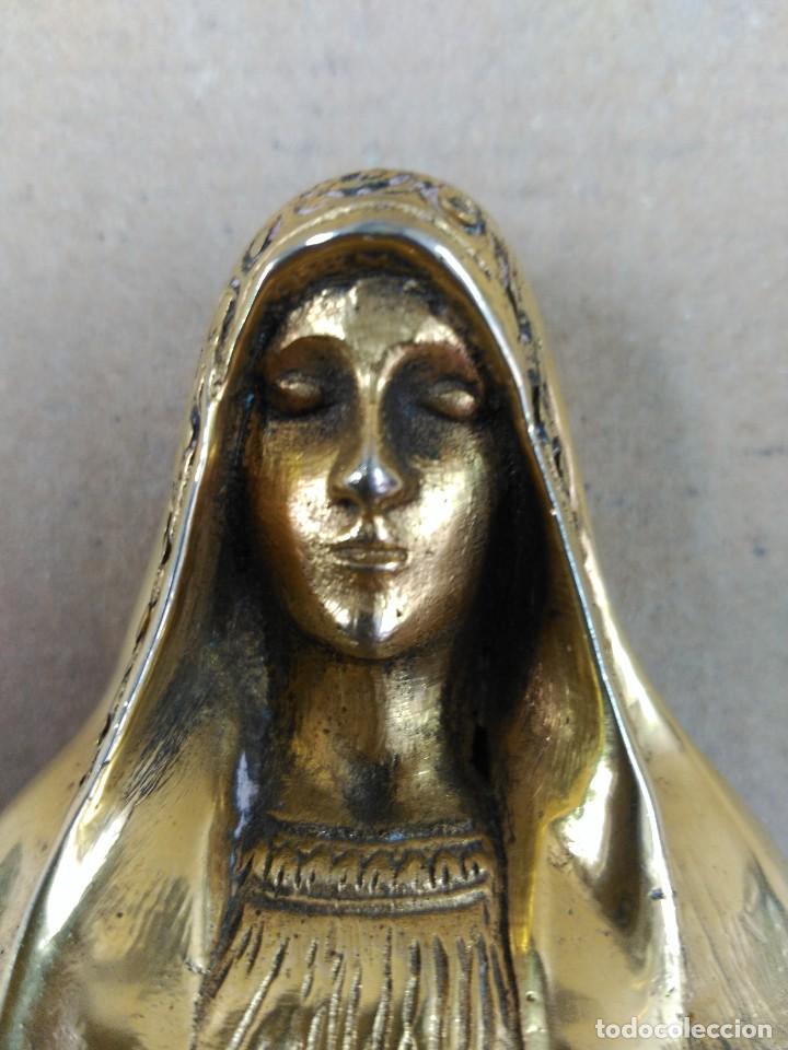 Antig&uuml;edades: Virgen Maria en bronce - Foto 7