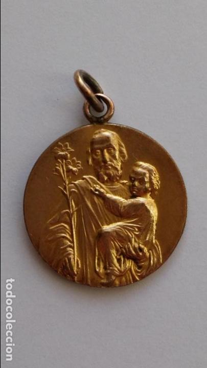Antig&uuml;edades: Medalla de san antonio de padua de 2,3 cms de diametro - Foto 1