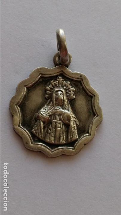Antig&uuml;edades: Medalla de virgen sin catalogar, de 1,7 cms de diametro - Foto 1