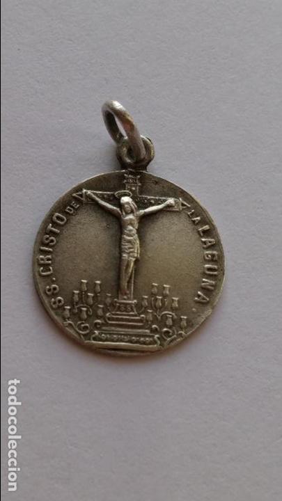 Antig&uuml;edades: Medalla de cristo de la laguna, de 1,6 cms de diametro - Foto 1