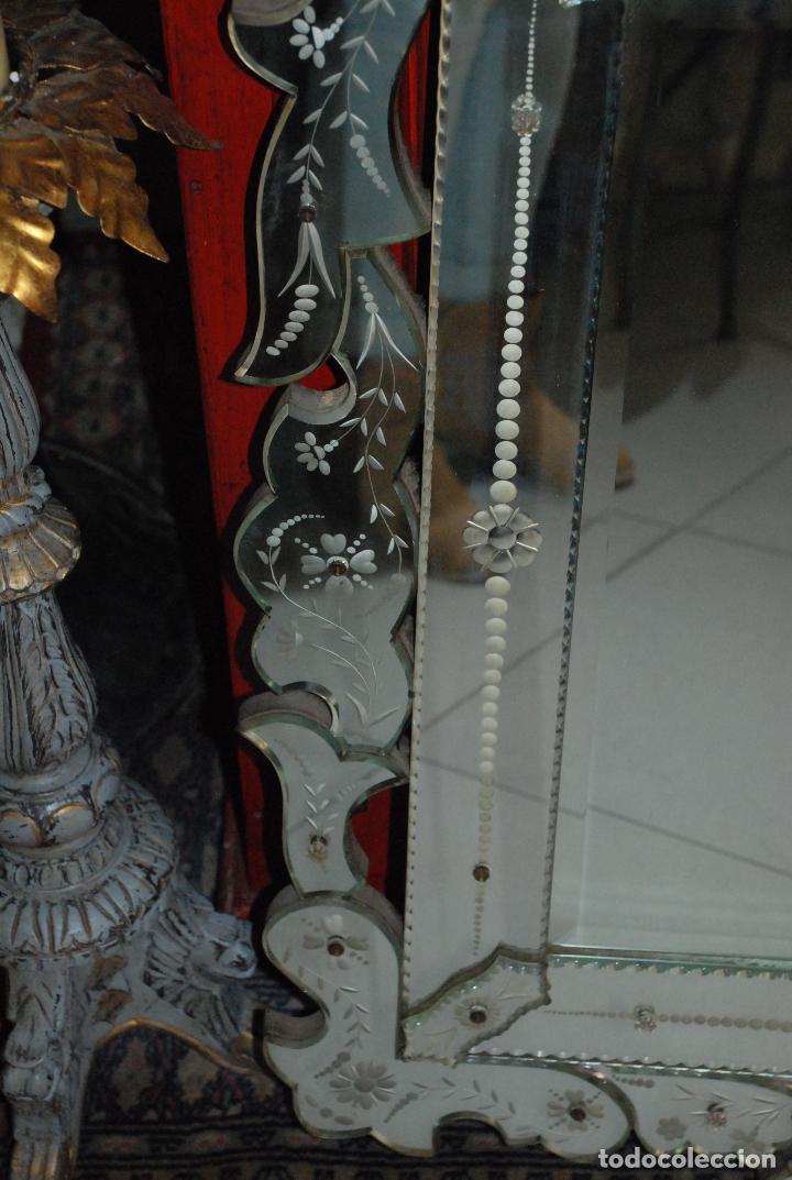 Antig&uuml;edades: ANTIGUO ESPEJO VENECIANO - Foto 11