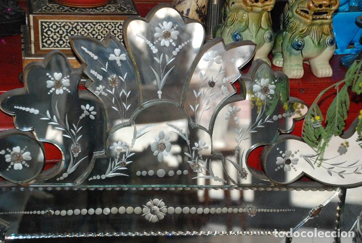 Antig&uuml;edades: ANTIGUO ESPEJO VENECIANO - Foto 2