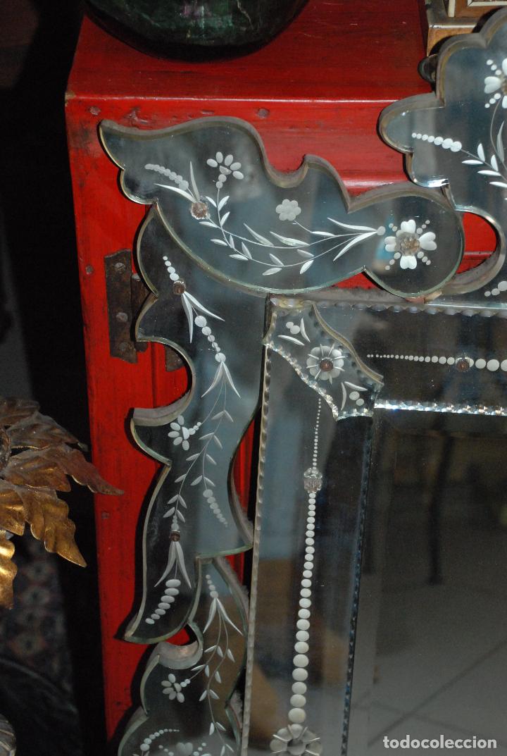 Antig&uuml;edades: ANTIGUO ESPEJO VENECIANO - Foto 3