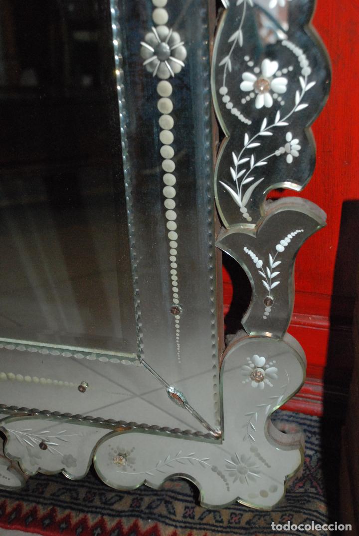 Antig&uuml;edades: ANTIGUO ESPEJO VENECIANO - Foto 7