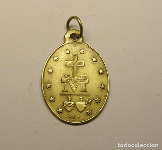 Antig&uuml;edades: Medalla de la Inmaculada Concepci&oacute;n, siglo XIX, - Foto 2