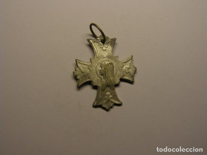 Antig&uuml;edades: Medalla de Lourdes. siglo XX. - Foto 1