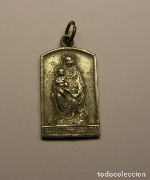 Antig&uuml;edades: Medalla religiosa antigua de N&ordf; S&ordf; de lAjuda. - Foto 1