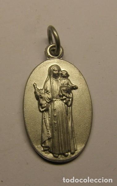 Antig&uuml;edades: Medalla religiosa de Santa. - Foto 1