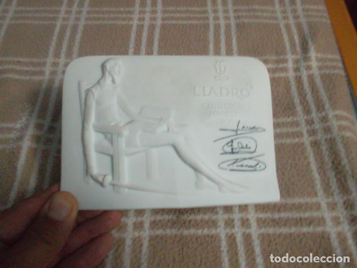 Antig&uuml;edades: preciosa placa firmada de lladro - Foto 2