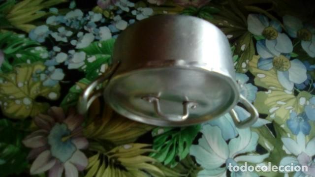 Antig&uuml;edades: CAZUELA DE ALUMINIO CON TAPA-A&ntilde;os 50 - Foto 4