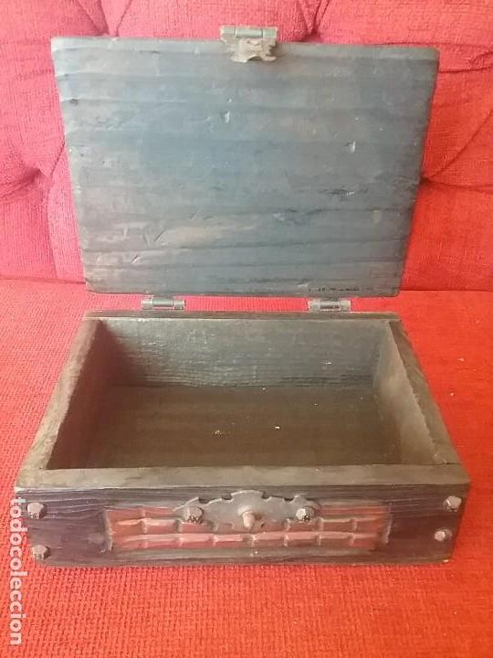 Antig&uuml;edades: PEQUE&Ntilde;O COFRE ESTILO CASTELLANO - Foto 3