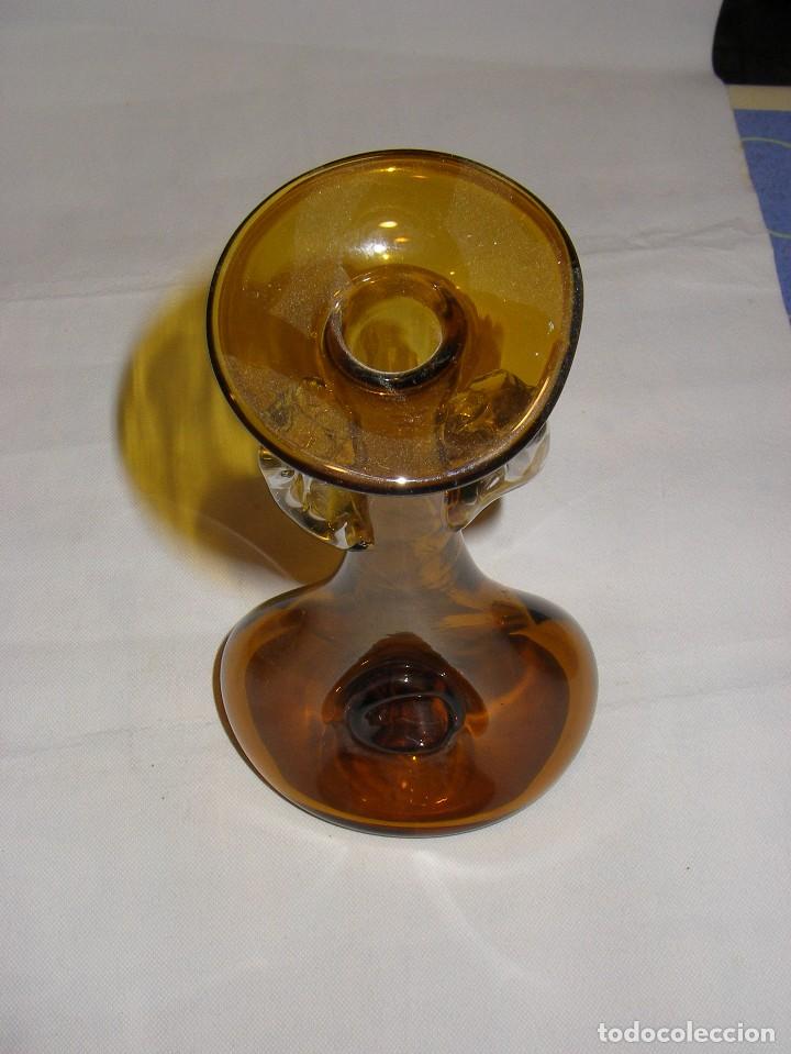Antig&uuml;edades: Botella art&iacute;stica de cristal catal&aacute;n o mallorqu&iacute;n - Foto 3