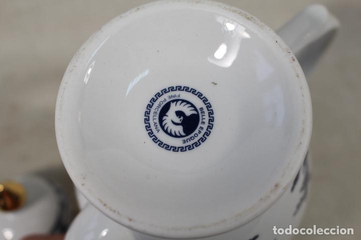 Antig&uuml;edades: tetera fine porcelana belle epoque - Foto 6