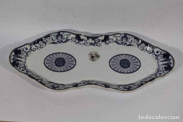 Antig&uuml;edades: bandeja fine porcelana belle epoque - Foto 4