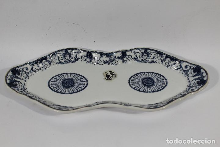 Antig&uuml;edades: bandeja fine porcelana belle epoque - Foto 5