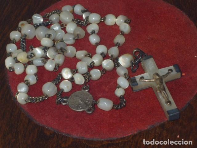 Antig&uuml;edades: ROSARIO ANTIGUO DE NACAR. - Foto 7
