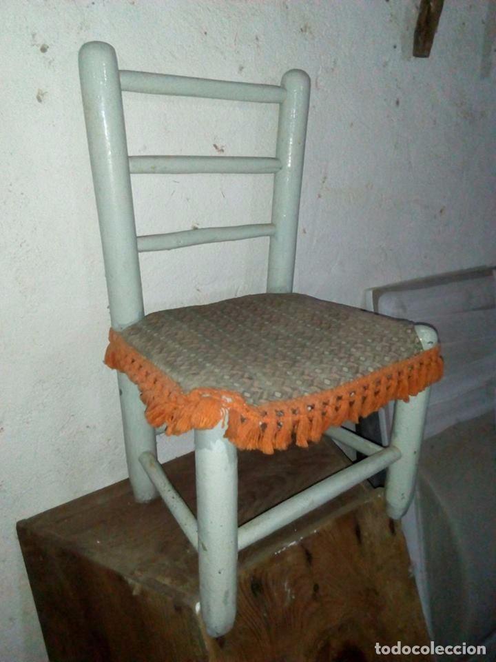 Antig&uuml;edades: silla madera sillita infantil - Foto 1