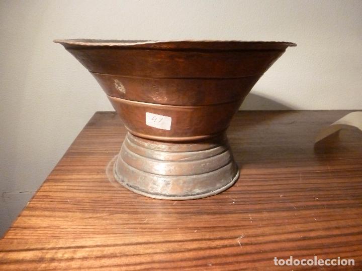 Antig&uuml;edades: ANTIGUO CUENCO DE COBRE 47 - Foto 3