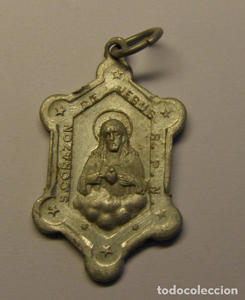Antig&uuml;edades: Antigua medalla de la Pur&iacute;sima Concepci&oacute;n. - Foto 2