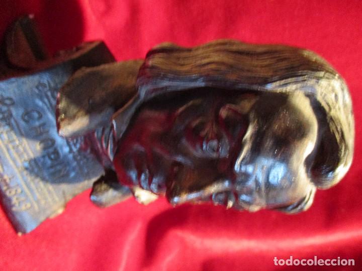 Antig&uuml;edades: busto de estuco de chopin - Foto 2