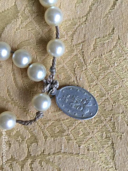 Antig&uuml;edades: ROSARIO ALEMAN DE CORD&Oacute;N Y PERLAS - Foto 4