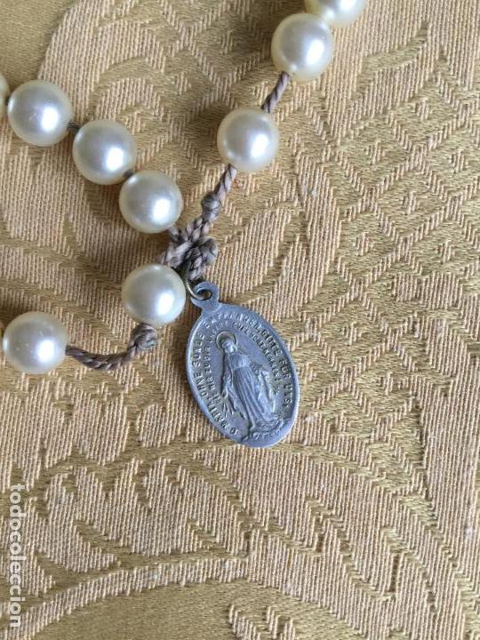 Antig&uuml;edades: ROSARIO ALEMAN DE CORD&Oacute;N Y PERLAS - Foto 6
