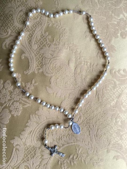Antig&uuml;edades: ROSARIO ALEMAN DE CORD&Oacute;N Y PERLAS - Foto 7