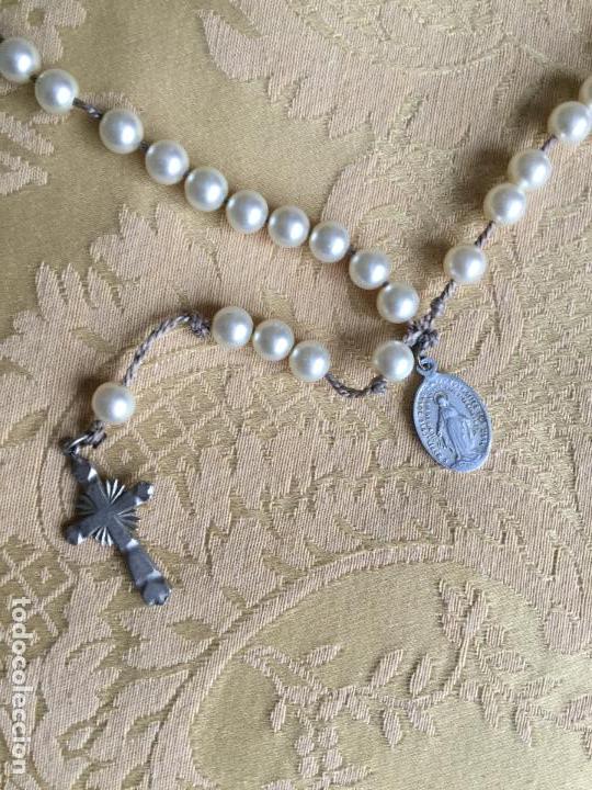 Antig&uuml;edades: ROSARIO ALEMAN DE CORD&Oacute;N Y PERLAS - Foto 8