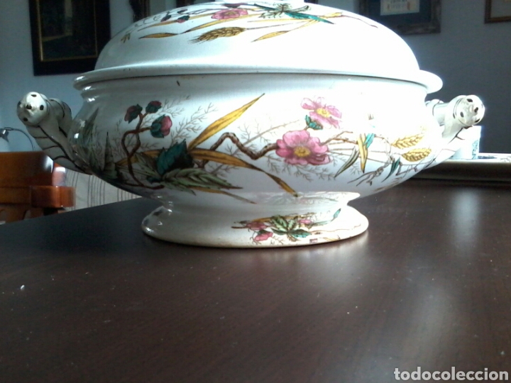 Antig&uuml;edades: SOPERA Y PLATO DE PICKMAN Y CIA. S XIX - Foto 2
