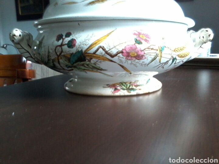 Antig&uuml;edades: SOPERA Y PLATO DE PICKMAN Y CIA. S XIX - Foto 3