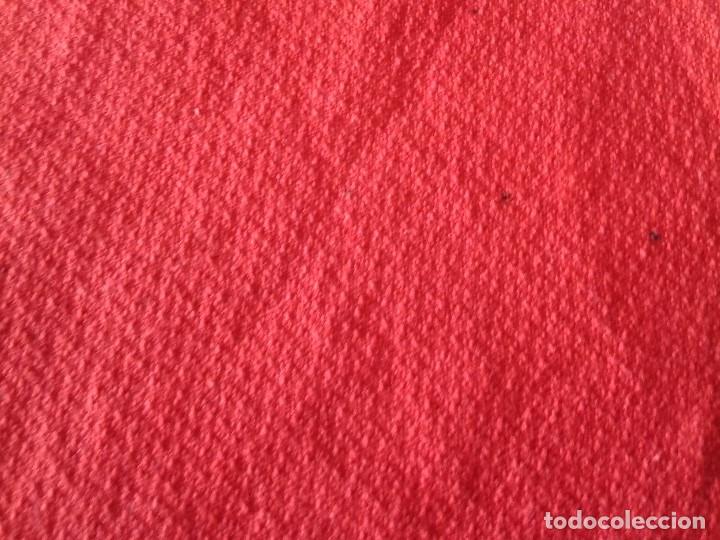 Antig&uuml;edades: SENCILLO Y GRANDE MANTEL ROJO. - Foto 8