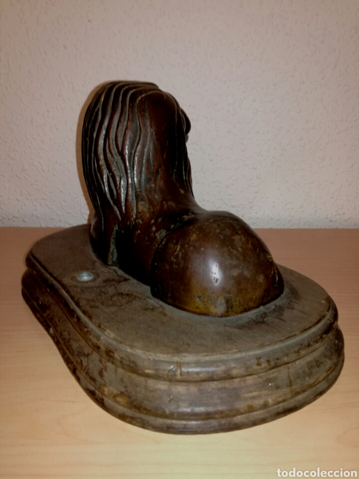 Antig&uuml;edades: Antigua Figura Le&oacute;n. - Foto 5