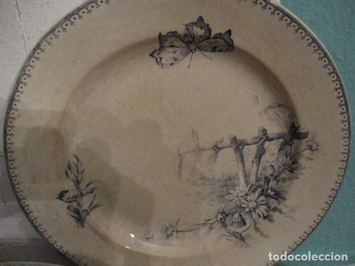 Antig&uuml;edades: plato bandeja grande - Foto 3