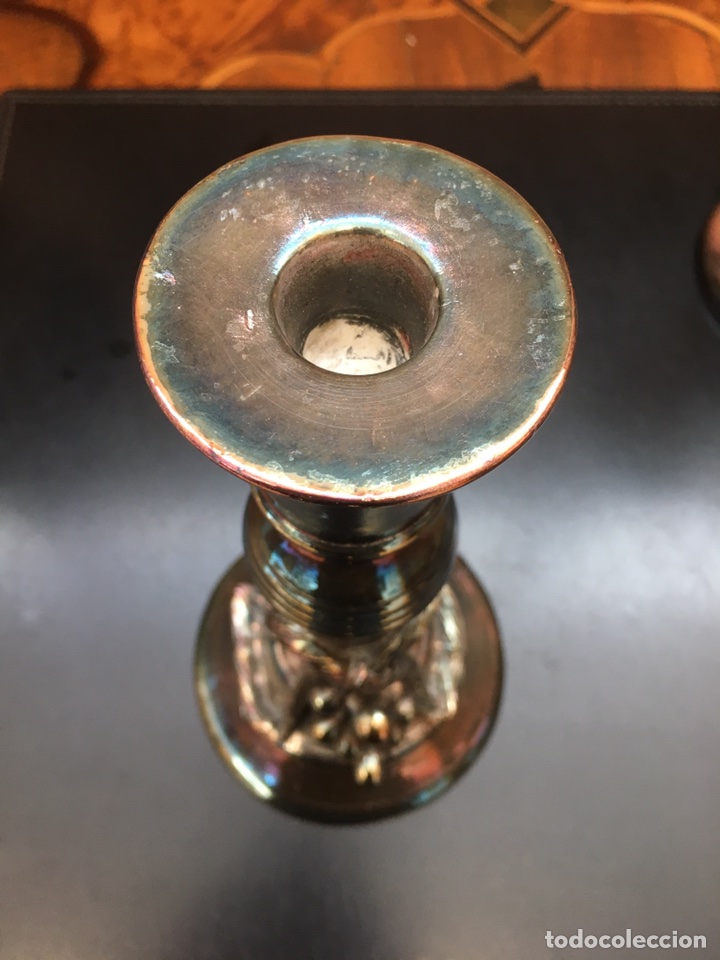Antig&uuml;edades: Candelabros laminados en plata - Foto 9