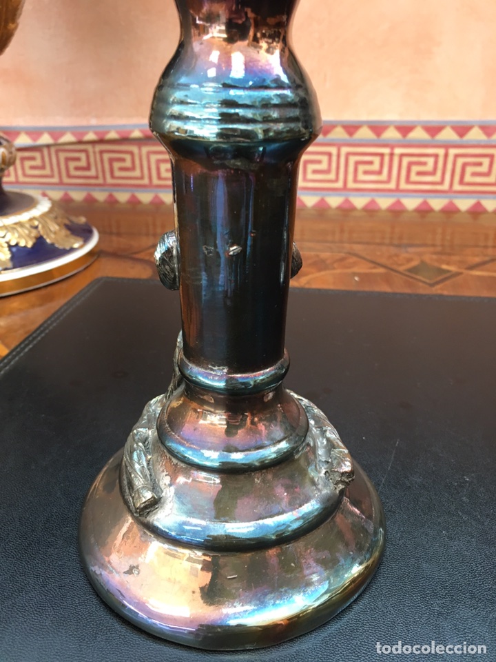 Antig&uuml;edades: Candelabros laminados en plata - Foto 10