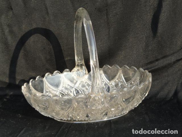 Antig&uuml;edades: BONITO CENTRO DE MESA DE CRISTAL. - Foto 1