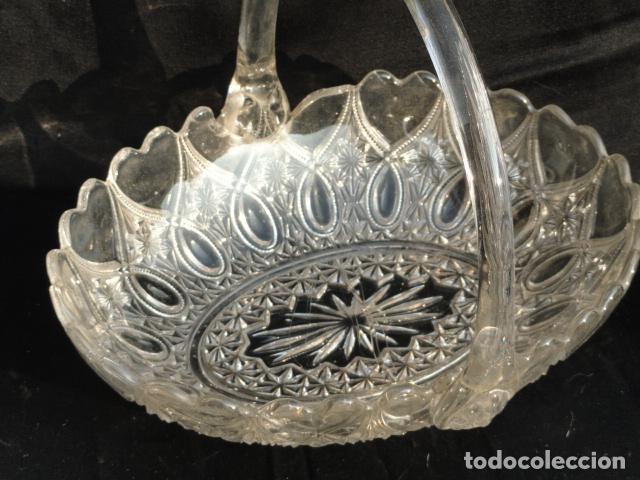 Antig&uuml;edades: BONITO CENTRO DE MESA DE CRISTAL. - Foto 2