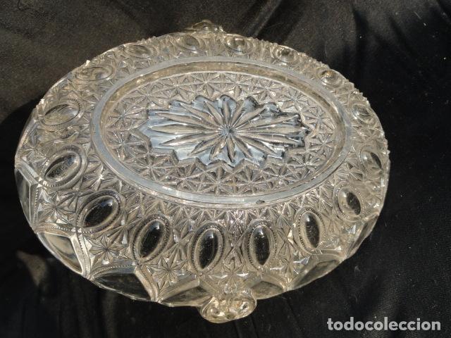 Antig&uuml;edades: BONITO CENTRO DE MESA DE CRISTAL. - Foto 5
