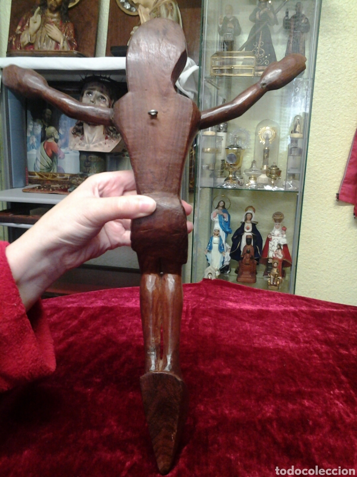 Antig&uuml;edades: Cristo en talla de Madera - Foto 2