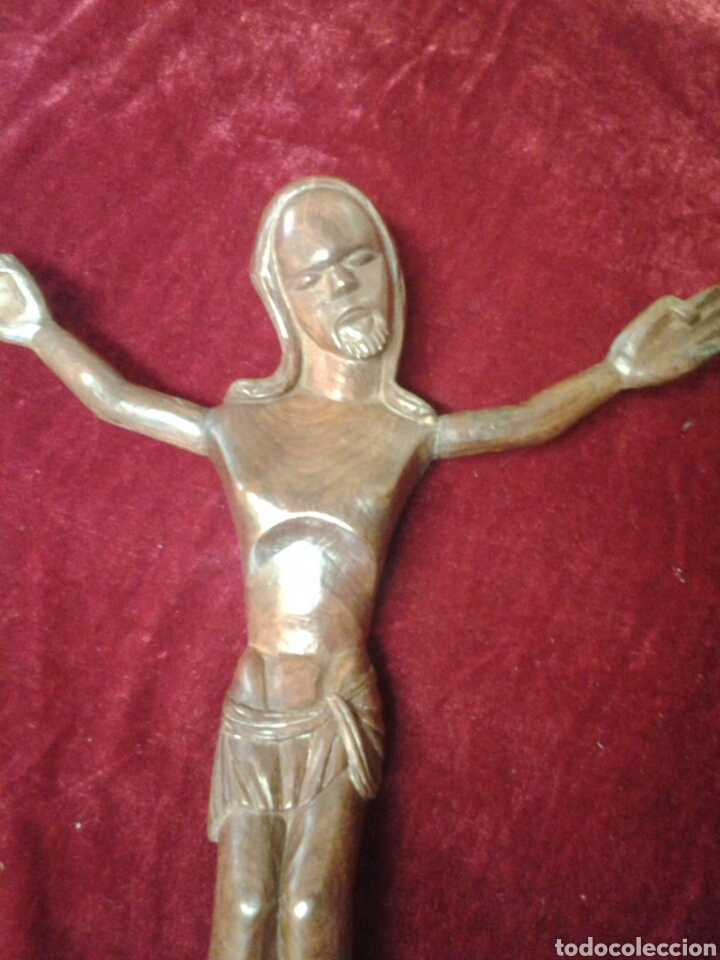 Antig&uuml;edades: Cristo en talla de Madera - Foto 3