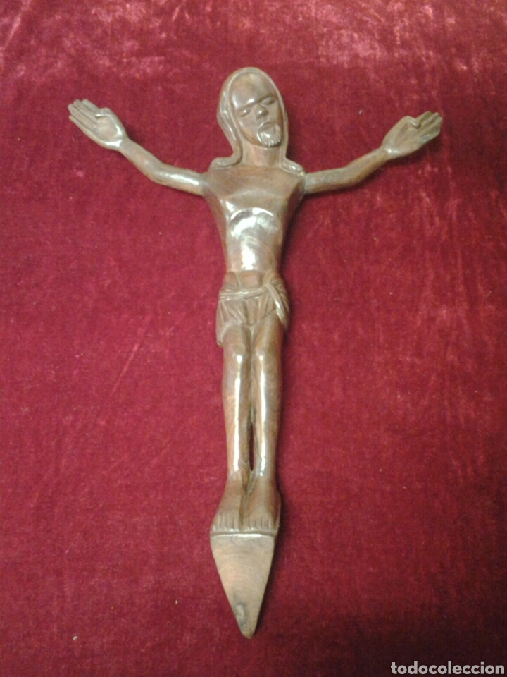 Antig&uuml;edades: Cristo en talla de Madera - Foto 4