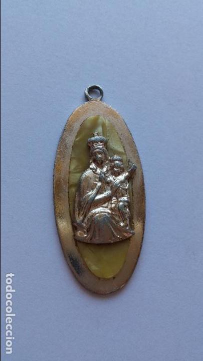 Antig&uuml;edades: Medalla de virgen sin catalogar de 4,2 x 1,8 cms - Foto 1