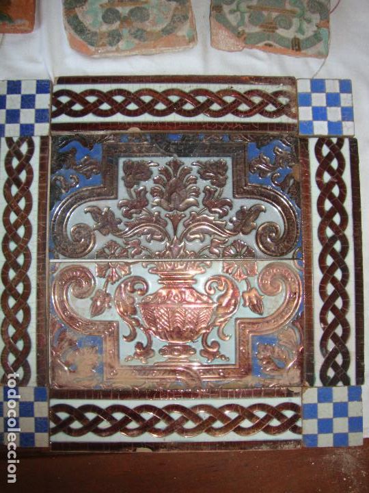 Antig&uuml;edades: Composiicion de azulejos Ramos rejano - Foto 1